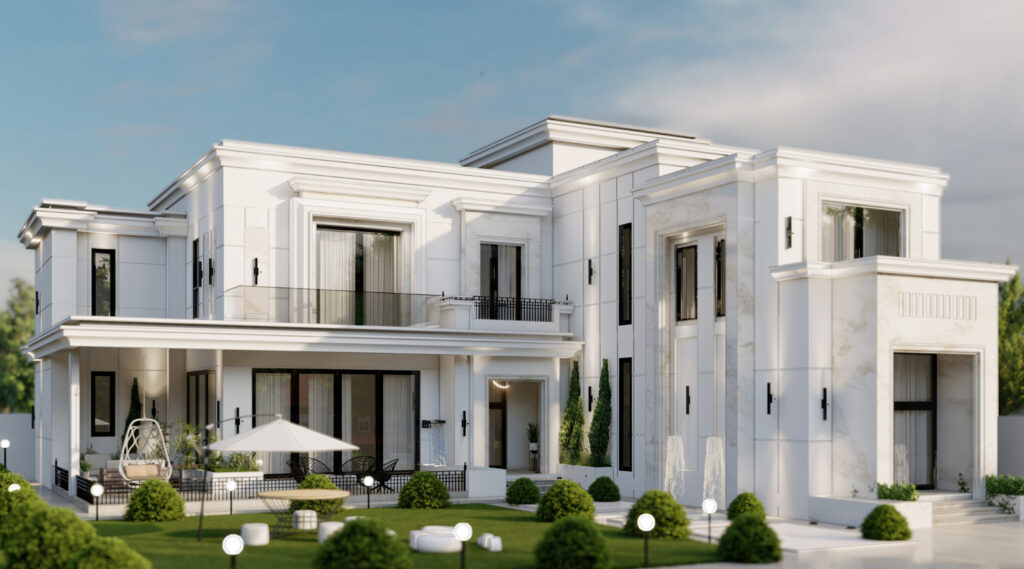 تم تصميم هذه الفيلا باستخدام أحدث تقنيات الرندر ثلاثي الأبعاد لإبراز التفاصيل من كل زاوية. مثالية لمن يبحث عن الجودة والفخامة. #فيلا_3D #تصميم_فلل_فخمة #رندر_معماري #فلل_في_الإمارات #تصميم_احترافي